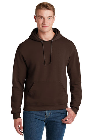 Jerzees NuBlend Pullover Hooded Sweatshirt (Chocolate)