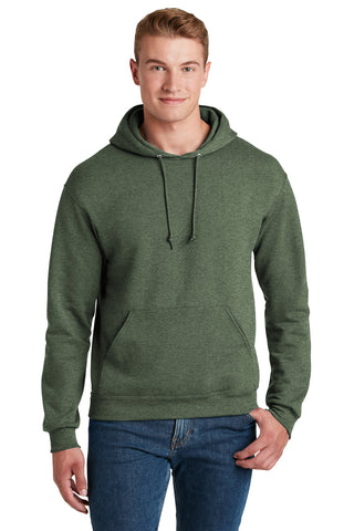 Jerzees NuBlend Pullover Hooded Sweatshirt (Military Green Heather)