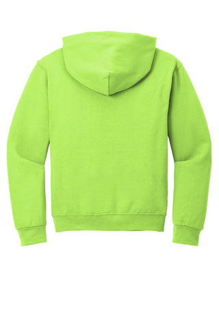 Jerzees NuBlend Pullover Hooded Sweatshirt (Neon Green)