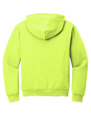 Jerzees NuBlend Pullover Hooded Sweatshirt (Safety Green)