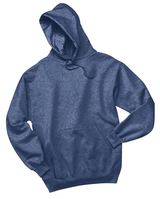 Jerzees NuBlend Pullover Hooded Sweatshirt (Vintage Heather Blue)