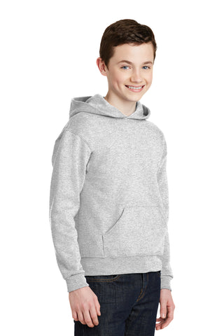 Jerzees Youth NuBlend Pullover Hooded Sweatshirt (Ash)