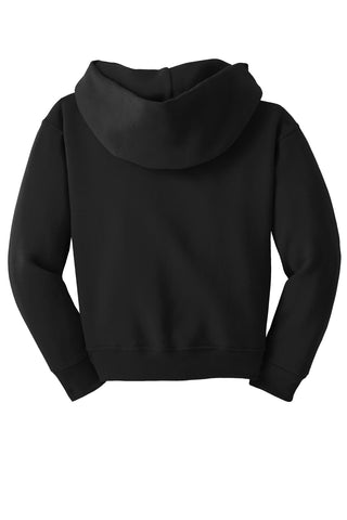 Jerzees Youth NuBlend Pullover Hooded Sweatshirt (Black)