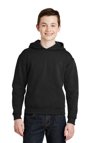 Jerzees Youth NuBlend Pullover Hooded Sweatshirt (Black)
