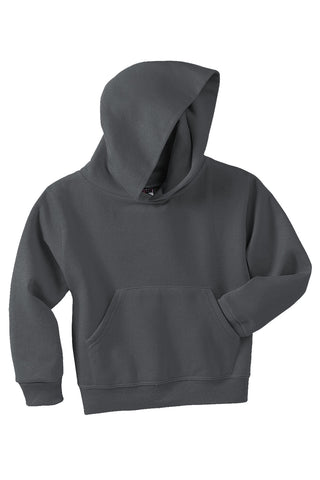 Jerzees Youth NuBlend Pullover Hooded Sweatshirt (Charcoal Grey)