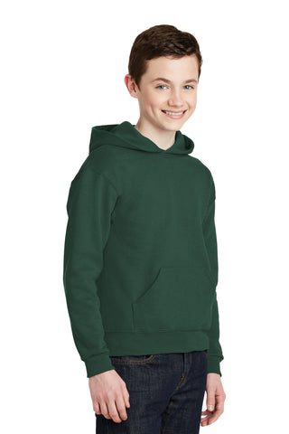 Jerzees Youth NuBlend Pullover Hooded Sweatshirt (Forest Green)