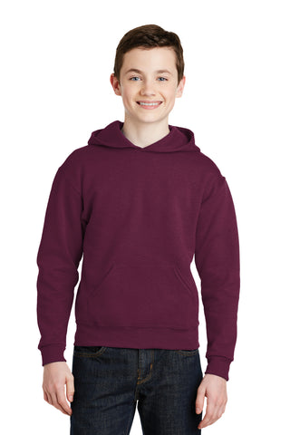 Jerzees Youth NuBlend Pullover Hooded Sweatshirt (Maroon)