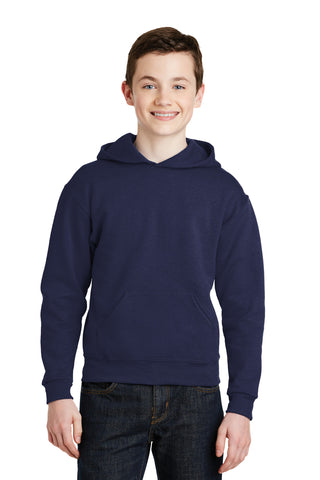 Jerzees Youth NuBlend Pullover Hooded Sweatshirt (Navy)