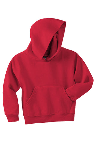 Jerzees Youth NuBlend Pullover Hooded Sweatshirt (True Red)