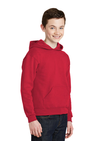 Jerzees Youth NuBlend Pullover Hooded Sweatshirt (True Red)