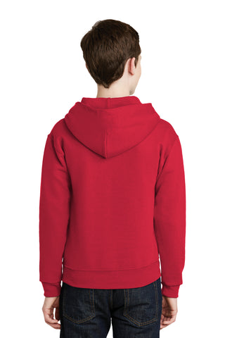 Jerzees Youth NuBlend Pullover Hooded Sweatshirt (True Red)