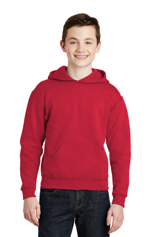 Jerzees Youth NuBlend Pullover Hooded Sweatshirt (True Red)