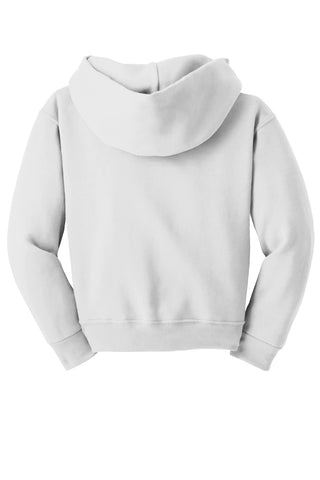 Jerzees Youth NuBlend Pullover Hooded Sweatshirt (White)
