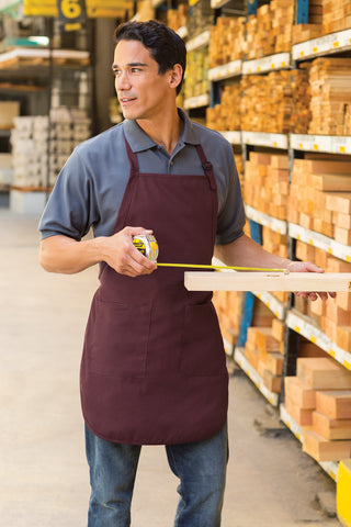 Port Authority Full-Length Apron with Pockets (Coffee Bean)