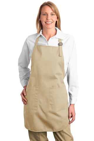 Port Authority Full-Length Apron with Pockets (Stone)