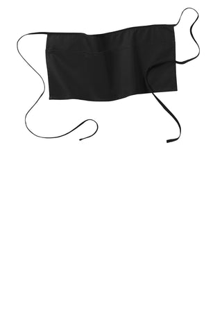 Port Authority Waist Apron with Pockets (Black)