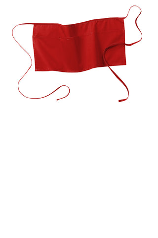 Port Authority Waist Apron with Pockets (Red)