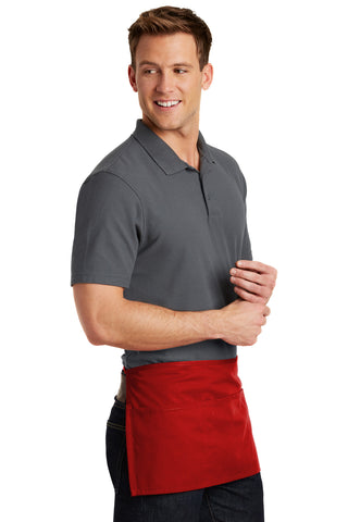 Port Authority Waist Apron with Pockets (Red)