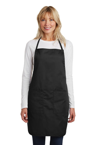 Port Authority Full-Length Apron (Black)