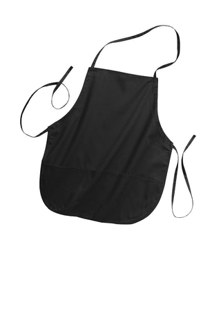 Port Authority Medium-Length Apron (Black)