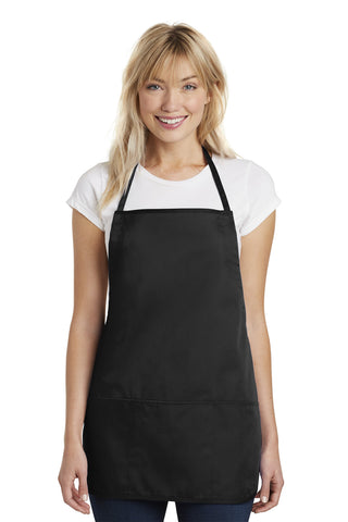 Port Authority Medium-Length Apron (Black)