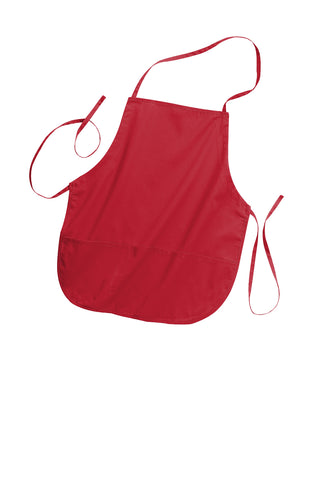 Port Authority Medium-Length Apron (Red)