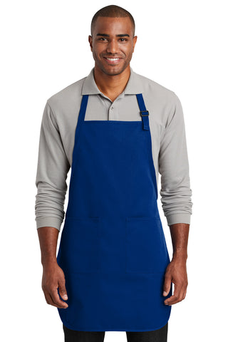 Port Authority Full-Length Two-Pocket Bib Apron (Royal)