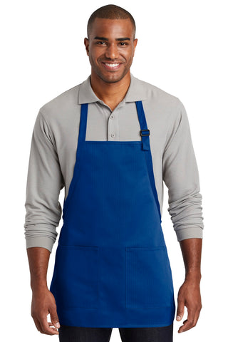 Port Authority Medium-Length Two-Pocket Bib Apron (Royal)