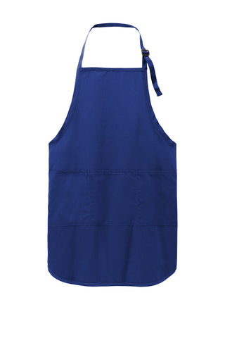 Port Authority Easy Care Full-Length Apron with Stain Release (Royal)