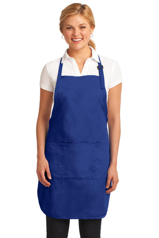 Port Authority Easy Care Full-Length Apron with Stain Release (Royal)