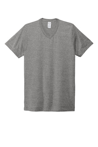 Allmade Unisex Tri-Blend V-Neck Tee (Aluminum Grey)