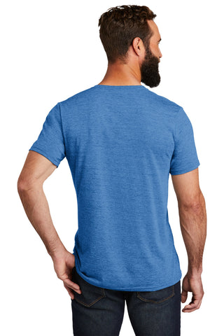 Allmade Unisex Tri-Blend V-Neck Tee (Azure Blue)