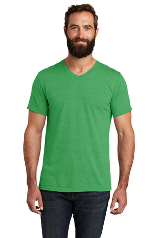 Allmade Unisex Tri-Blend V-Neck Tee (Enviro Green)