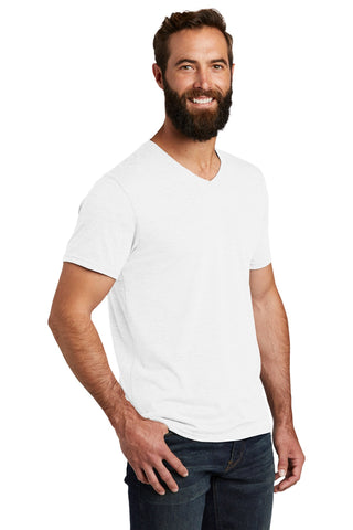 Allmade Unisex Tri-Blend V-Neck Tee (Fairly White)