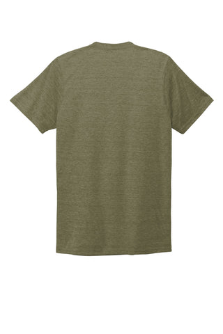 Allmade Unisex Tri-Blend V-Neck Tee (Olive You Green)