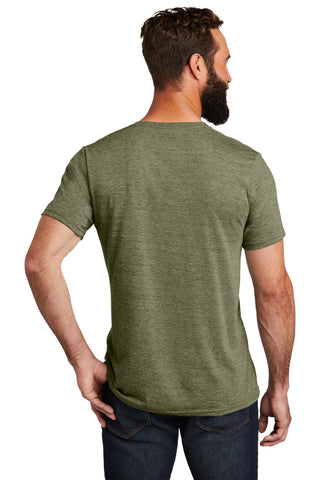 Allmade Unisex Tri-Blend V-Neck Tee (Olive You Green)