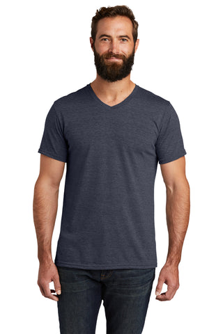 Allmade Unisex Tri-Blend V-Neck Tee (Rebel Blue)