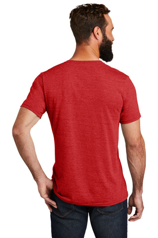 Allmade Unisex Tri-Blend V-Neck Tee (Rise Up Red)