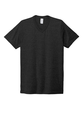 Allmade Unisex Tri-Blend V-Neck Tee (Space Black)