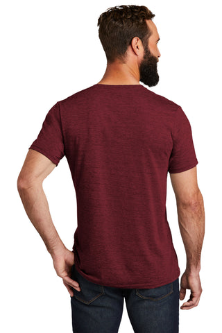 Allmade Unisex Tri-Blend V-Neck Tee (Vino Red)