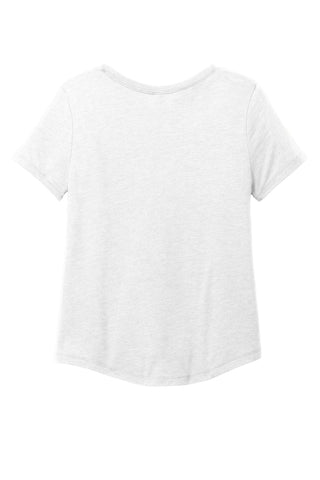 Allmade Women's Relaxed Tri-Blend Scoop Neck Tee (Fairly White)