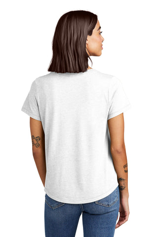 Allmade Women's Relaxed Tri-Blend Scoop Neck Tee (Fairly White)