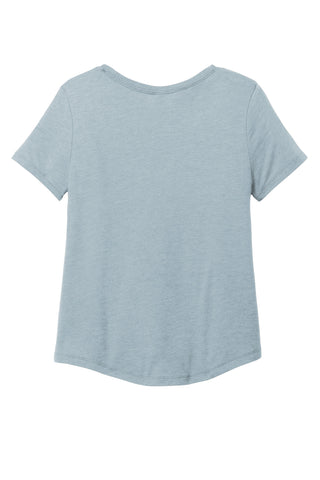 Allmade Women's Relaxed Tri-Blend Scoop Neck Tee (I Like You Blue)