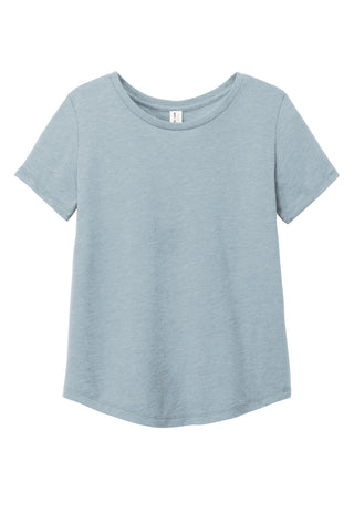 Allmade Women's Relaxed Tri-Blend Scoop Neck Tee (I Like You Blue)