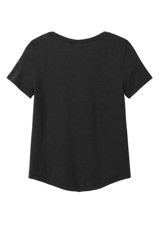 Allmade Women's Relaxed Tri-Blend Scoop Neck Tee (Space Black)