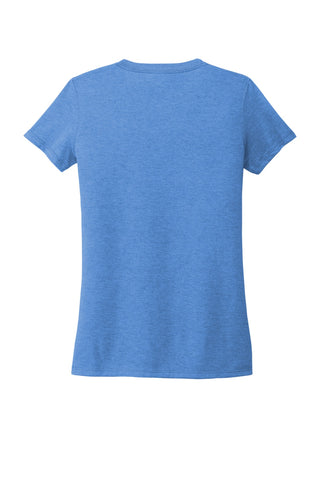 Allmade Women's Tri-Blend V-Neck Tee (Azure Blue)