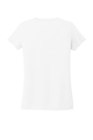 Allmade Women's Tri-Blend V-Neck Tee (Bright White)