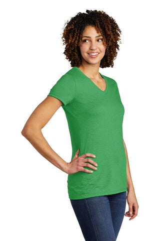 Allmade Women's Tri-Blend V-Neck Tee (Enviro Green)