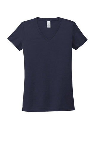 Allmade Women's Tri-Blend V-Neck Tee (Night Sky Navy)