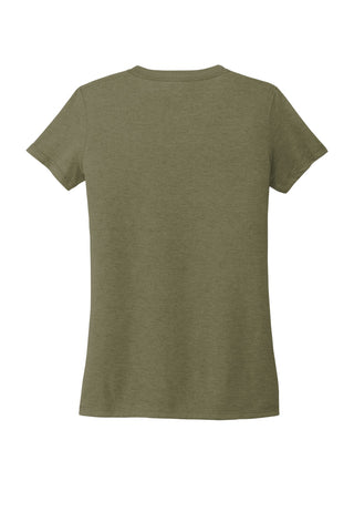 Allmade Women's Tri-Blend V-Neck Tee (Olive You Green)